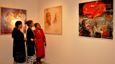 Bangabandhu revisited through arts