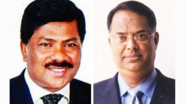 BNP leader Ruhul Kuddus Talukder Dulu and Iqbal Hasan Mahmud Tuku