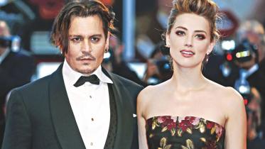 Actor Johnny Depp and Amber Heard