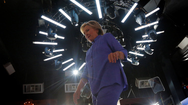 US Democratic presidential nominee Hillary Clinton