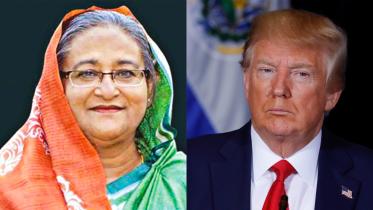 Sheikh Hasina and Donald Trump