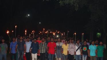 Jahangirnagar University students Protest against Bangladesh Chhatra League Attack