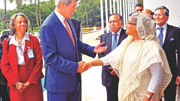 Prime Minister Sheikh Hasina, US Secretary of State, John Kerry