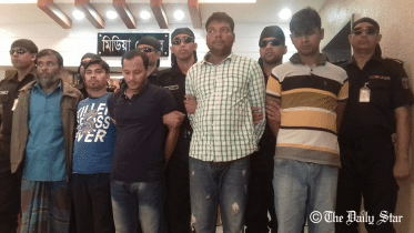 Rapid Action Battalion (Rab),arrest,five alleged,human traffickers,Dhaka,Faridpur,airport area