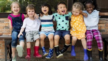 five years old children