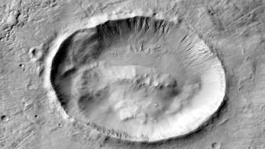 Mars crater Langtang