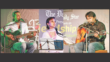 Leemon, Moitry and Moon perform at the event