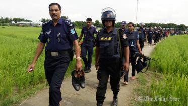 militancy, militants, Manikganj, terrorism, anti-militancy drive, Harirampur upazila, Rapid Action Battalion, Armed Police Battalion, char areas, the Padma river, the Jamuna river