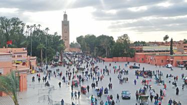 Marrakesh's market centre.jpg