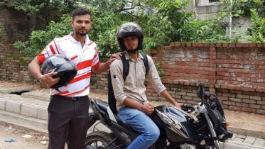 Mashrafe Bin Mortaza with UberMOTO