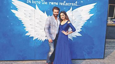 Dhallywood superstar Shakib Khan and Bidya Sinha Mim