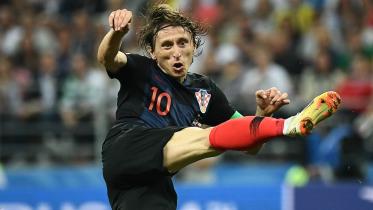 Croatia's midfielder Luka Modric