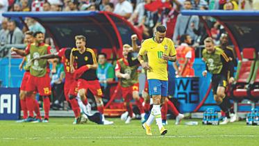 Brazil's forward Neymar