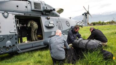 Royal New Zealand Air Force NH90 helicopter 