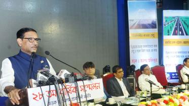 Road Transport and Bridges Minister Obaidul Quader spoke at a conference