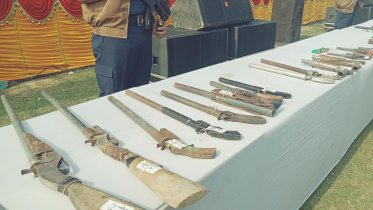 596 outlaws surrender in Bangladesh's Pabna
