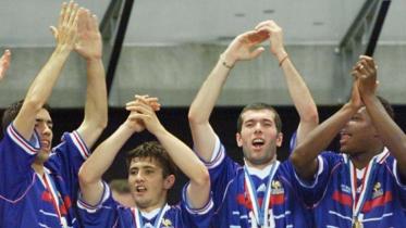 Robert Pires and Zinedine Zidane