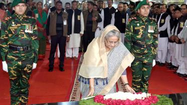 Prime Minister Sheikh Hasina pays rich tributes to Father of the Nation Bangabandh