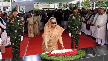 Prime Minister Sheikh Hasina homage to Bangabandhu