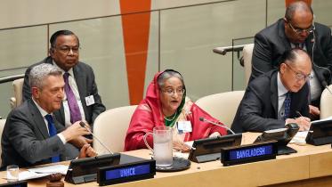 Bangladesh Prime Minister Sheikh Hasina in the United Nations General Assembly