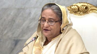 Prime Minister Sheikh Hasina in the first Cabinet meeting of 11th Parliament