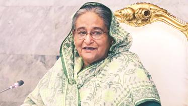 Filed photo of Prime Minister Sheikh Hasina