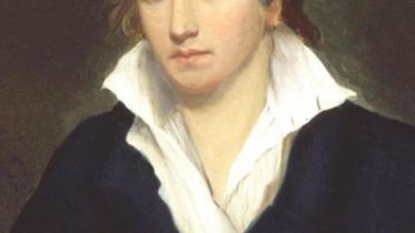 Portrait of Shelley (1819) by Amelia Curran