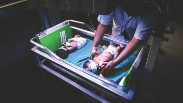 Prematurely-born babies