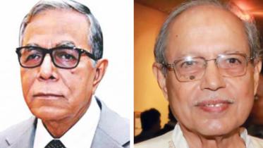 President Abdul Hamid and Jatiya Juktofront Chairman Badruddoza Chowdhury