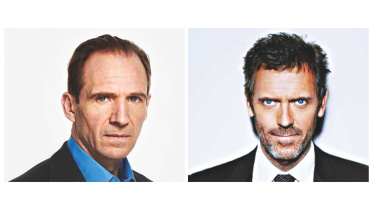 Ralph Fiennes and Hugh Laurie