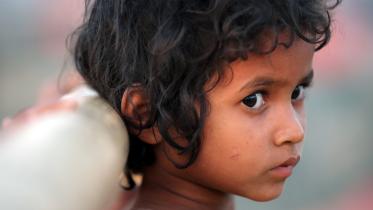 Rohingya refugee child