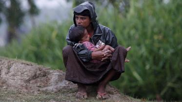 Rohingyas during winter