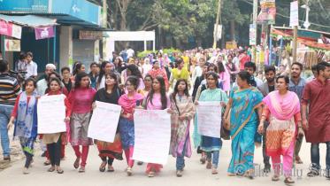Rajshahi University female student kidnap