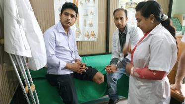 Road accident victim Russel Sarkar
