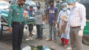 Hand sanitiser seized in Chattogram