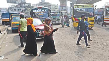 Sayedabad Bridge intersection