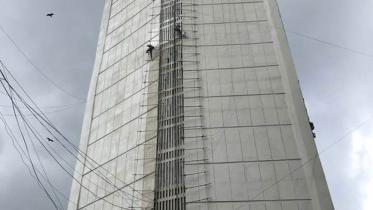 Construction Workers work