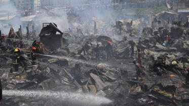 Chattogram slum fire