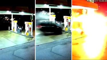 gas pump burst