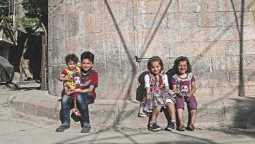 Syrian children pose.jpg