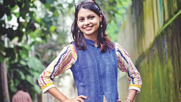 Young artist Toma Saha