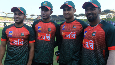 Zakir Hossain, Afif Hossain, Ariful Haque and Nazmul Islam Apu
