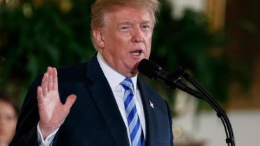 US President Donald Trump 