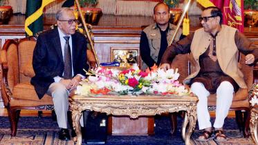 President Abdul Hamid with Workers Party at Bangabhaban