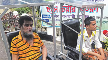 Youth builds solar-powered tricycle