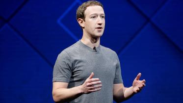 Facebook's chief executive and co-founder Mark Zuckerberg