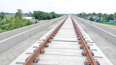 Akhaura Sylhet rail project
