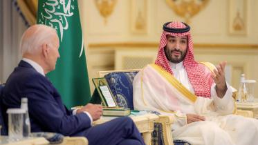 Saudi Crown Prince Mohammed bin Salman and US President Joe Biden