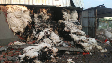 Textile mill in Gazipur on fire for nearly 12 hours