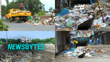 All the city's waste dumped under the open sky